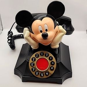 Vintage Telemania Mickey Mouse Desktop Phone